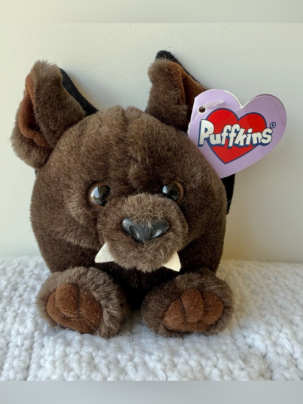 Vintage Puffkins Ding the Bat Plush 🦇